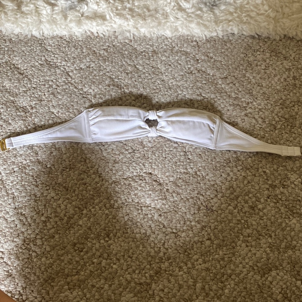Xhilaration White Bathing Suit Top